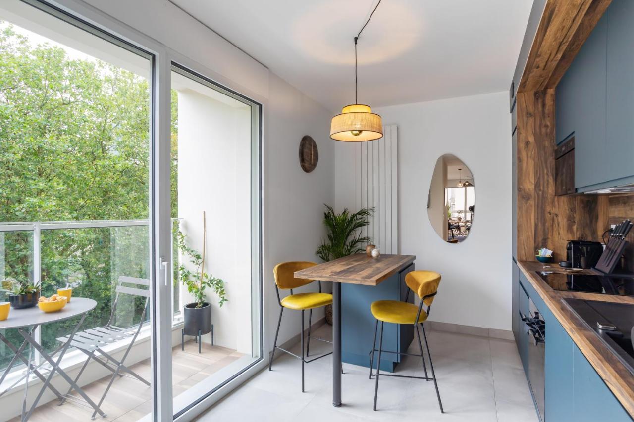 L'Air - Elegant 2 Chambres Avec Loggia Dans Residence De Haut Standing Ρεν Εξωτερικό φωτογραφία